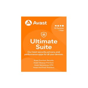 Avast Ultimate 2024 | Antivirus+Cleaner+VPN | 10 Devices, 1 Year PC/Mac/Mobile